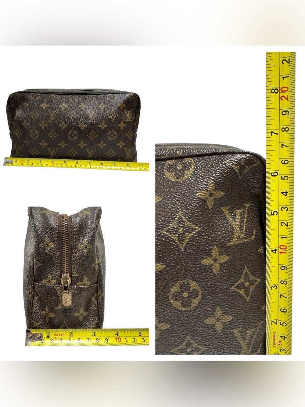 Louis Vuitton Monogram Leather Trousse Toiletry 28 Travel Bag - Picture 11 of 14